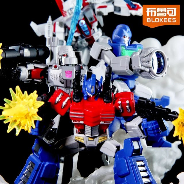 Blokees Transformers Shining V4 Blind Box, Actionfigur, Optimus Prime Megatron Modell - Bild 1