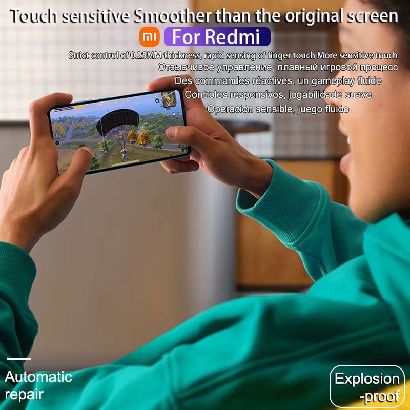 5er Pack HD Hydrogel Display Schutzfolien für Xiaomi POCO X7 F6 F5 X6 X5 X4 X3 Pro 5G NFC transparent - Bild 6