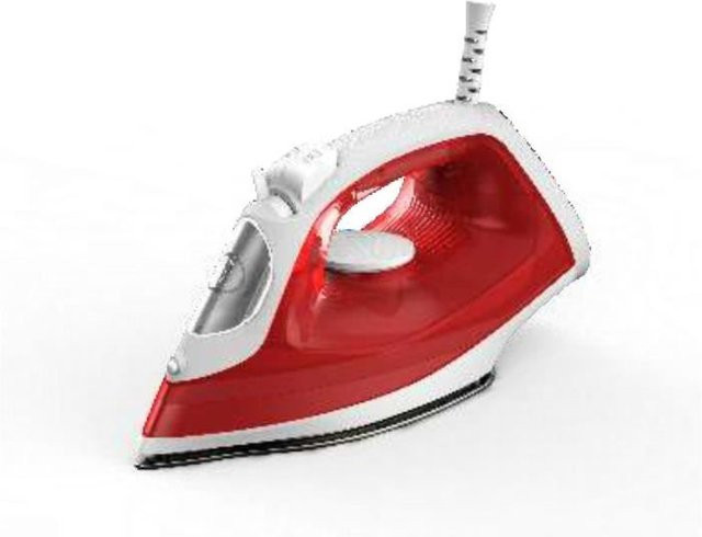 Philips Dampfbügeleisen DST2010/40 in Rot/Weiß mit 2000 W Leistung, Calc Clean System und 25 g/min Dampfabgabe - Bild 1