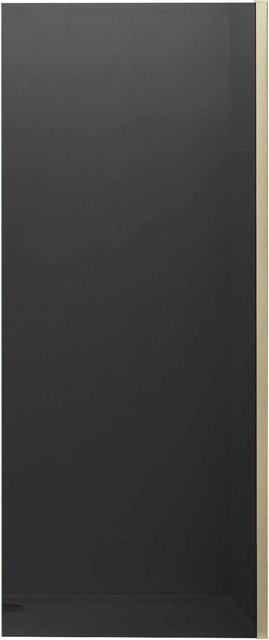 Duschparadies Walk-In Duschwand aus ESG Sicherheitsglas in Grau mit Gold Rahmen, B: 120 cm, H: 200 cm - Bild 1