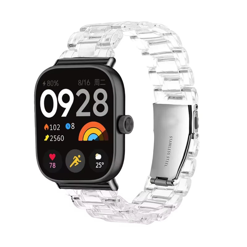 Uhrenarmband Silikon, Weiß, Xiaomi Redmi Watch 4, Unisex - Bild 1
