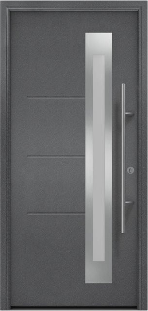 EcoStar Haustür Isopro IP 780S in Anthrazit-Metallic, Anschlag Rechts, B/H: 110 x 210 cm - Bild 1