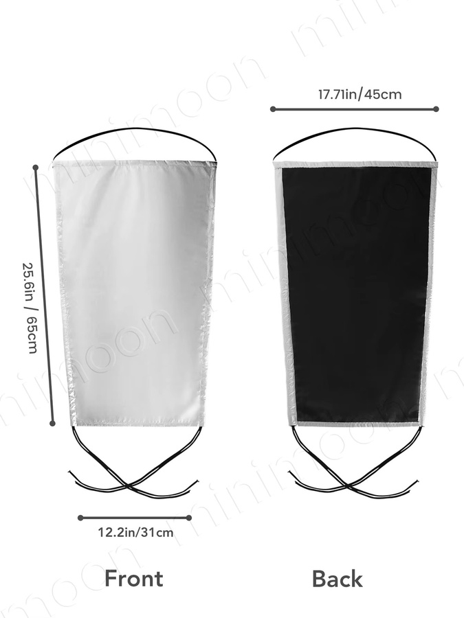 Universeller Kinderwagen-Sonnenschutz von momo&dudu mit Sichtfenster in Silber, wasserabweisend und mit UPF-Sonnenschutz für eine vollständige Abdeckung - Bild 2
