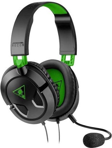 Turtle Beach Recon 50X Gaming Over Ear Headset kabelgebunden Stereo Schwarz/Grün mit 3,5 mm Klinke für Xbox, PlayStation, PC und Mobile - Bild 1