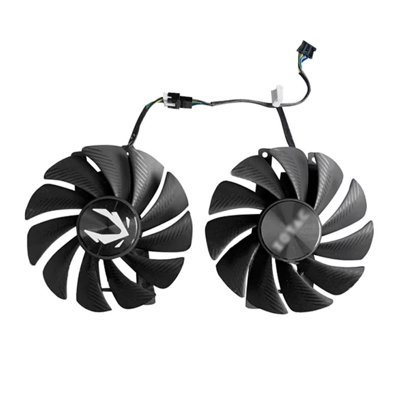 ZOTAC Ersatz-Grafikkartenlüfter für RTX 4060 4060Ti 4070 Twin Edge OC, 88 mm, 4-Pin, Schwarz - Bild 2