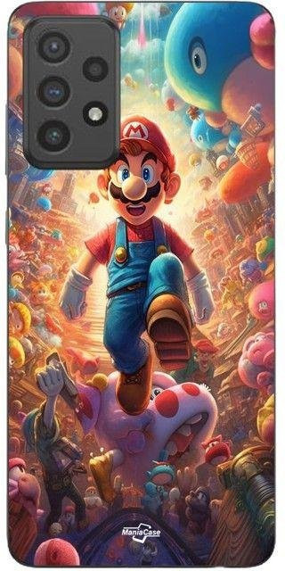 Samsung Galaxy A73 Maniacase Handyhülle Super Mario Bros Film Design Multicolor - Bild 1