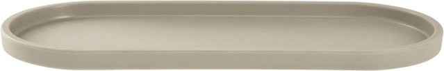 VEGA Kanas Teller oval, beige, 6er Pack, Melamin, Länge: 32,4 cm, Breite: 13,3 cm, Höhe: 1,8 cm - Bild 1