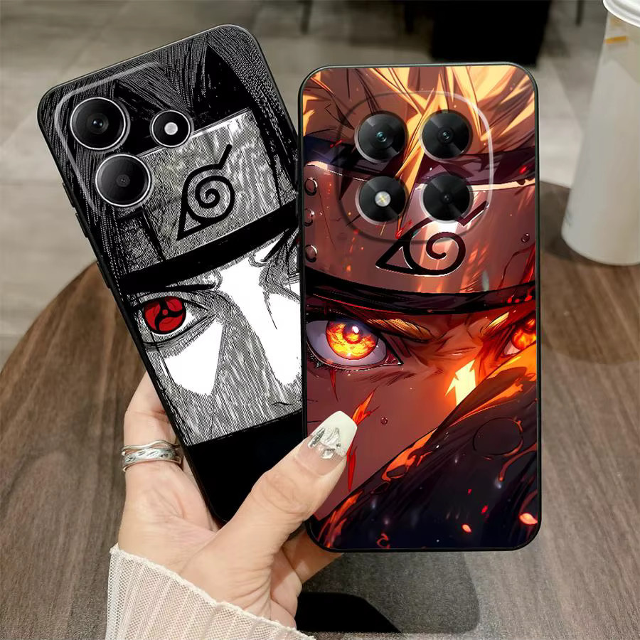 Xiaomi Handyhülle Naruto Design Soft Phone Cover in Schwarz für Redmi Note 13 14 Pro Plus 11s 10S 7 8 9S 9 10 11 12 Pro 12s - Bild 3