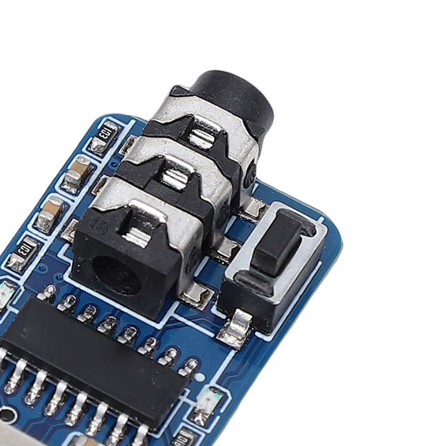 Qiilu USB Morsecode-Trainingsadapter mit USB-C und 3,5mm Klinkenanschluss in Blau - Bild 3