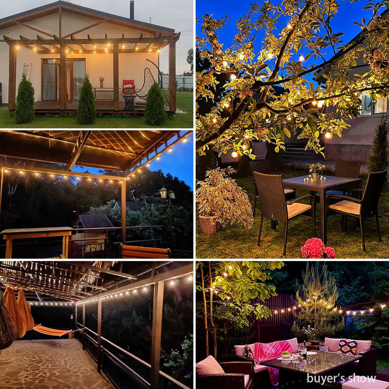 Arbrac G40 LED String Light Girlande in Transparent für Outdoor Garten und Hochzeit IP45 - Bild 6