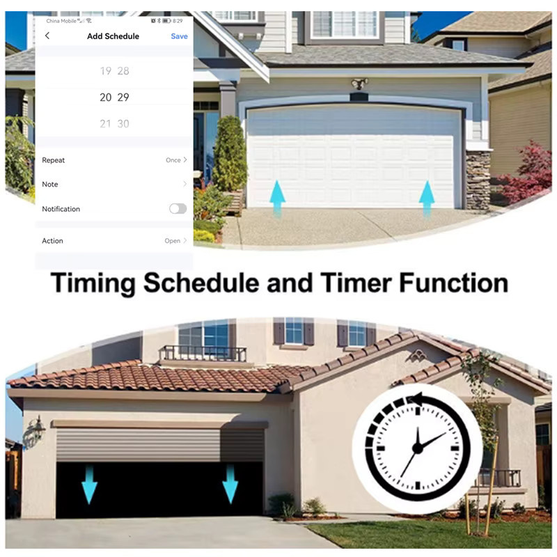 MatSee Plus ZigBee Garagentoröffner mit Trockenkontakt in Weiß, Smart Life App Fernbedienung, kompatibel mit Tuya Alexa und Google Home (Zigbee2MQTT Gateway erforderlich) - Bild 4