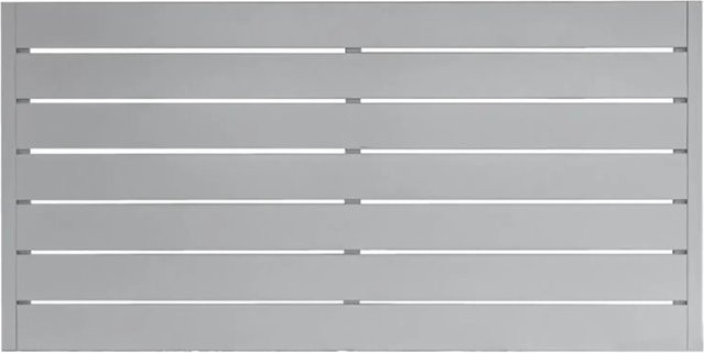 Sichtschutzzaunelement Faro von Andrewex aus Kiefernholz, Grau lackiert, B/H: 90 x 180 cm - Bild 1