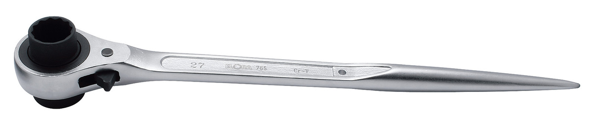 Elora Stahlbauknarre ELORA-765 in Silber aus Edelstahl 17 x 19 mm - Bild 1