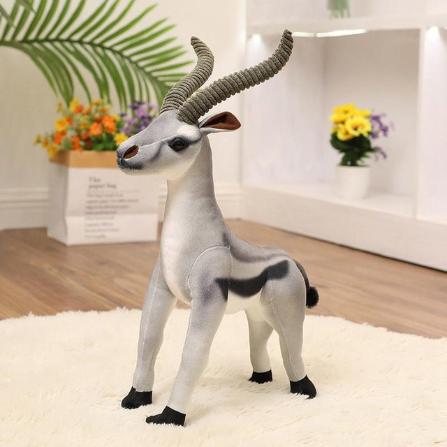 Yiran Health & Beauty Antilopen-Plüschtier, Gazellen-Stoffpuppe, 40cm - Bild 1