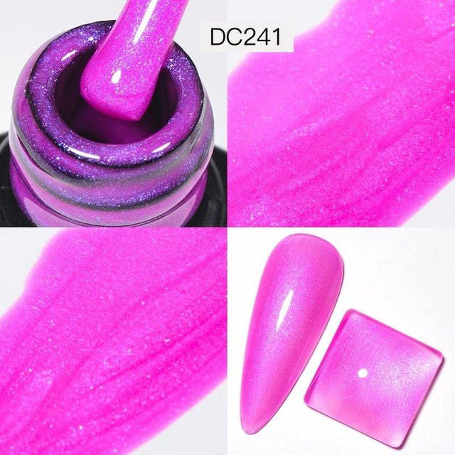 Aurora Glitzer-Gummi-Basisgel, Metallic, DC241 - Bild 1