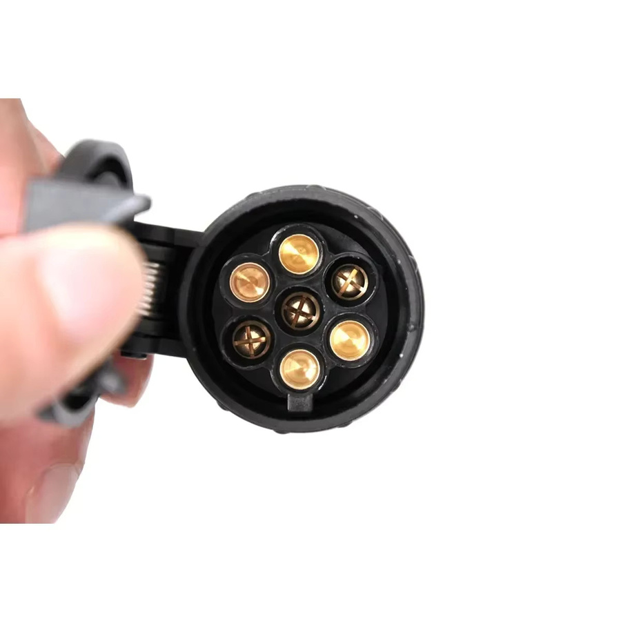 Amagi Anhängersteckdosenadapter 13-polig auf 7-polig in Schwarz - Bild 4