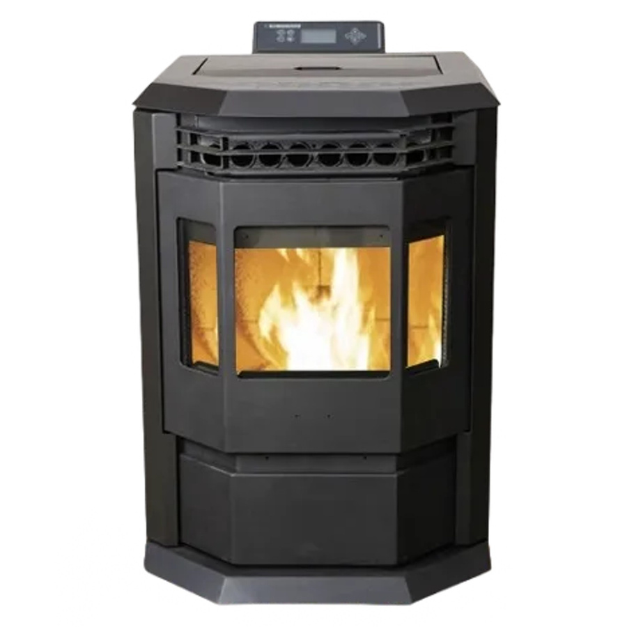 SCHENGER Pelletofen HLP3602 Schwarz 9,3kW A++ Vollautomatisch mit WIFI, ECO und TIMER - Bild 2