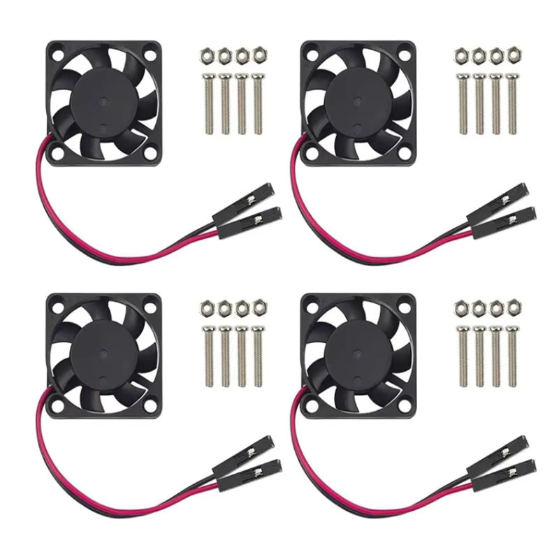 AOKIN Bürstenloser CPU-Lüfter Kühler für Raspberry Pi 4, Pi 3 B+, Pi 3, Pi 2, Pi 1 B+, Schwarz - Bild 3