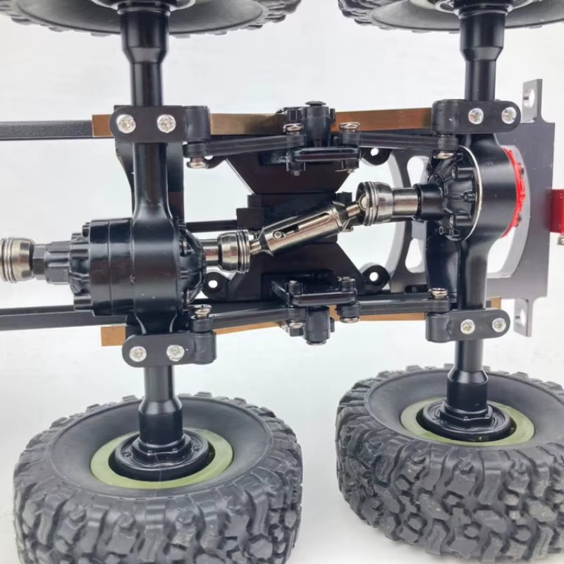 WPL 1/16 RC Metall-Chassisrahmen, Zubehör, Schwarz - Bild 4