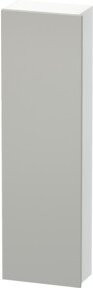 Duravit Hochschrank DuraStyle in Betongrau und Weiß Matt, B/T/H: 40 x 24 x 140 cm, Tür rechts - Bild 1