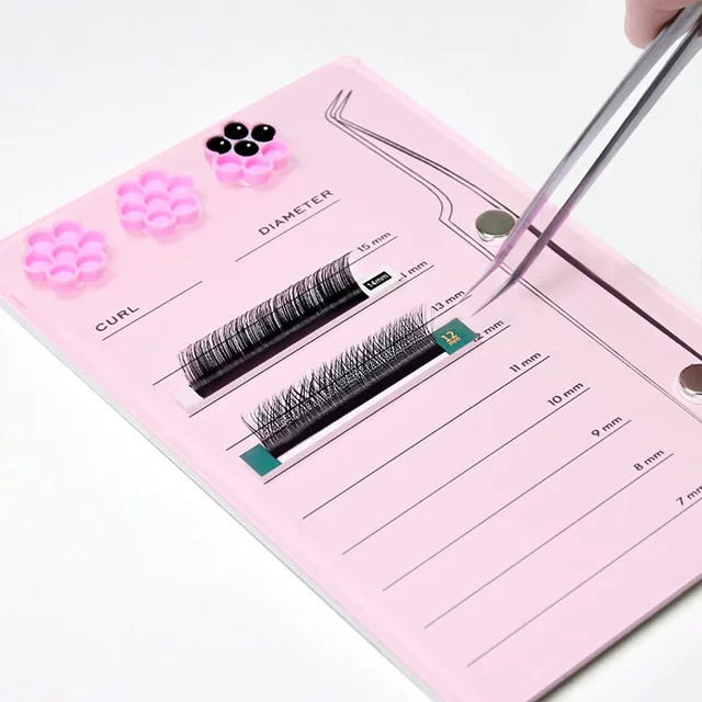 CNKESS Magnetische Acryl-Wimpernverlängerungshalterung mit Kleberpalette und Pad - Bild 1