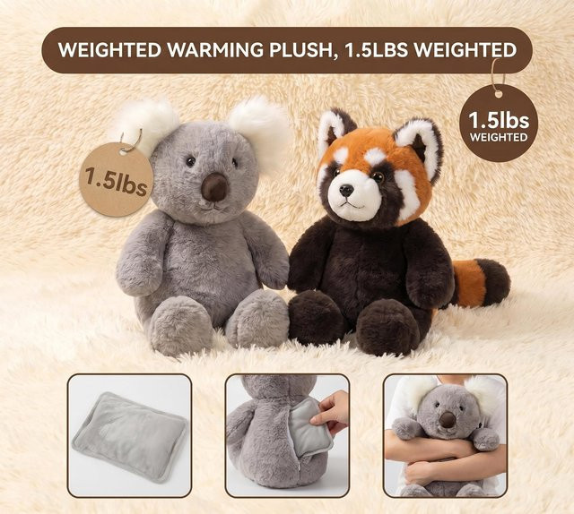 blushbear Waschbär-Koala-Heizkissen, Plüsch / Textil, beheizbar, kühlbar - Bild 1