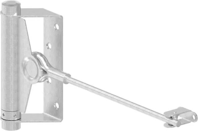 FeNau Türschließer aus Edelstahl V2A in Silber mit einer Hebellänge von 235 mm für Türen bis 60 kg - Bild 1