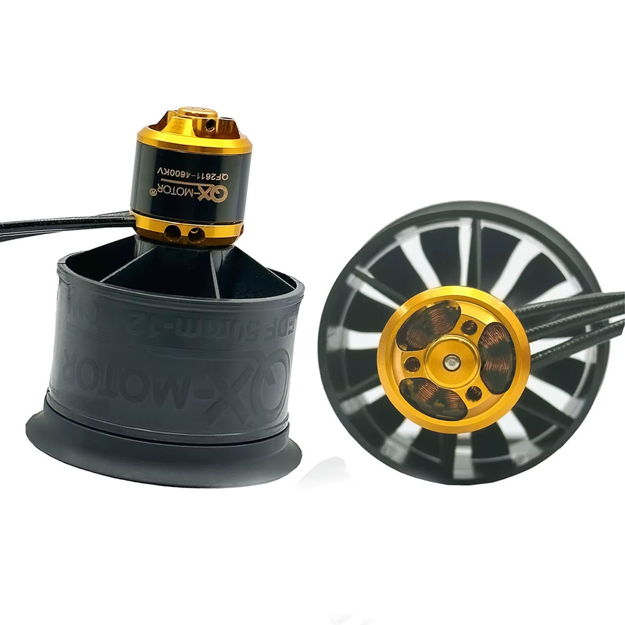 QX-MOTOR EDF-Kanalventilator, 50 mm, 12 Flügel, bürstenloser Motor, Zubehör - Bild 2