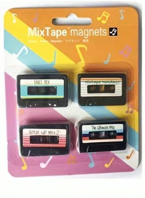chenxiaogang Retro-Kassettenband Kühlschrankmagnete im Vinyl-Design, dekorative Aufkleber für Küche, Büro und Zuhause, Mehrfarbig - Bild 1