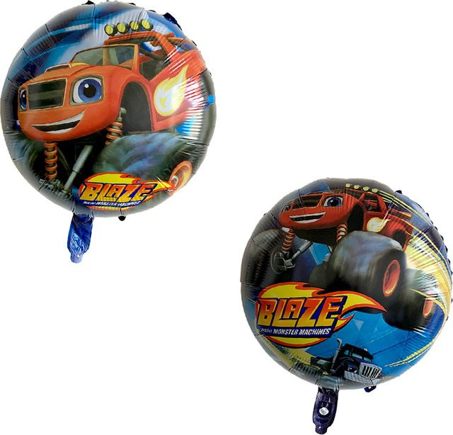 LQZZY 10er Set Blaze Monster Maschinen Luftballons für Kindergeburtstage und Babypartys, 45,72 cm, Mehrfarbig - Bild 1