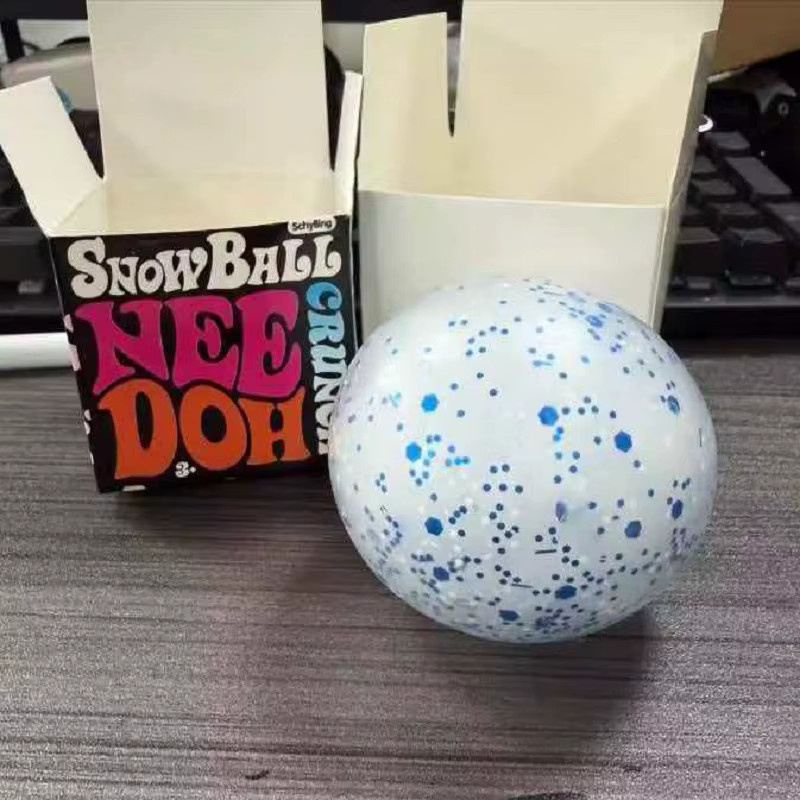 NeeDoh Schneeball-Crunch, Sensorisches Quetschspielzeug mit Musik - Bild 3