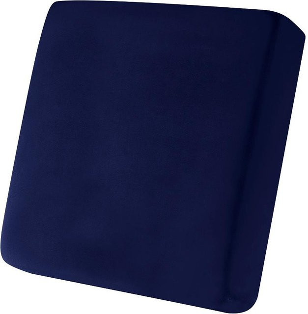 Einfarbige Samt-Sofakissenbezüge in Blau, elastische Couchbezüge aus Polyester für dein Wohnzimmer - Bild 1