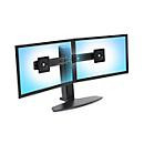 Ergotron Neo-Flex Dual Monitor Lift Stand Höhenverstellbarer Monitorhalter für 2 Monitore bis 26 Zoll Schwarz VESA 100x100 mm - Bild 2