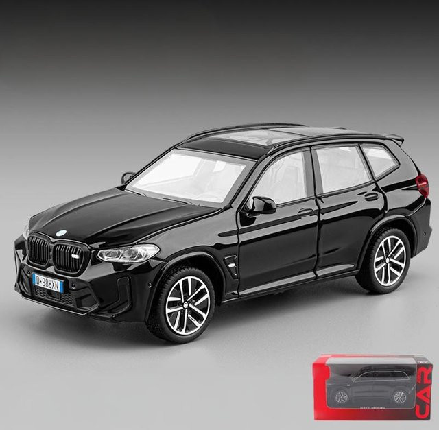 Linyi toy car Bmw X3M X3 Suv Modellauto, 1:32, Metall, mit Licht und Geräusch, ab 14 Jahren - Bild 1