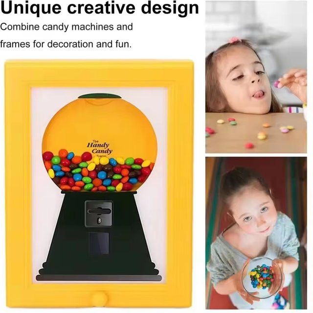 Untior Süßigkeitenspender in Blau zur Wandmontage oder für den Schreibtisch - Bild 1