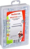 Fischer Meister-Box Dübelsatz mit Schrauben in der transparenten Kunststoffbox - Bild 1