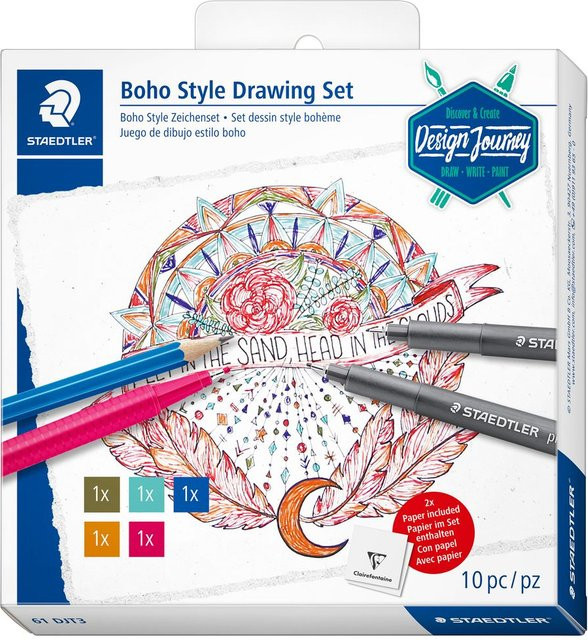 STAEDTLER Zeichenset Boho Style Mandala in Multicolor - Bild 1