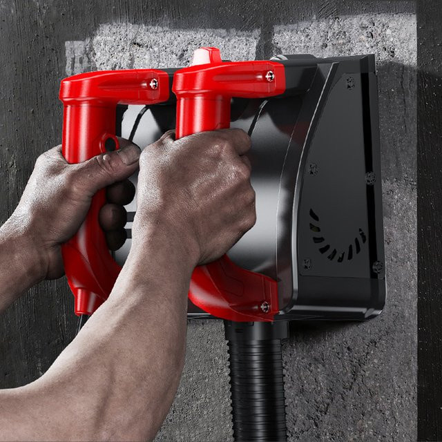 TOOL1SHOoo Wandfräsmaschine 1200 W höhenverstellbar in Rot für Renovierung von Gips und Kitt - Bild 1