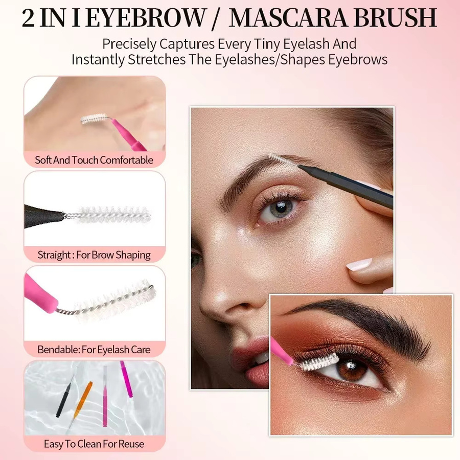 MAYOOC LASH Einweg Mini Augenbrauen- und Wimpernpinsel, Unisex - Bild 3