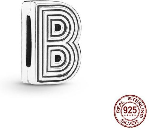 Clip Charm, 925 Silber, Perle, Weiß, Damen - Bild 1