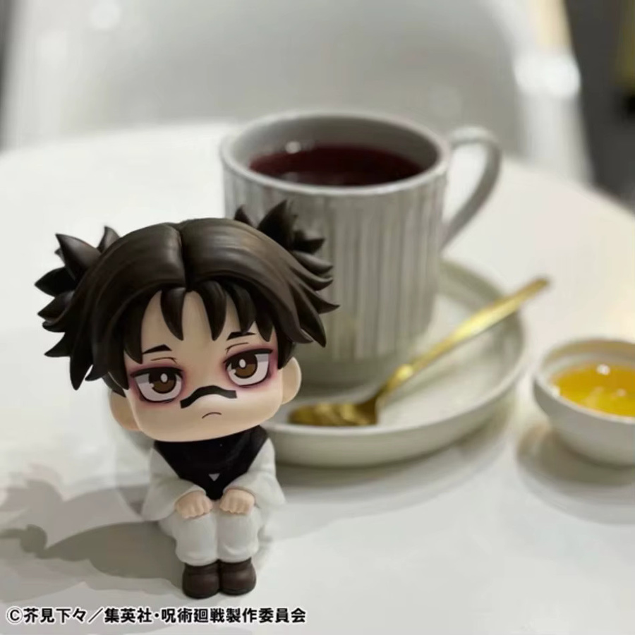 Bandai Jujutsu Kaisen Satoru Gojo/Geto Suguru Q-Version Look-up Chousou Actionfigur, 10cm - Bild 3