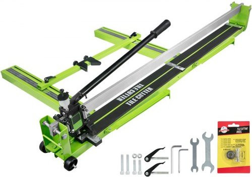 VEVOR Manueller Fliesenschneider mit Laserführung aus Stahl, Grün, Breite: 120 cm - Bild 1