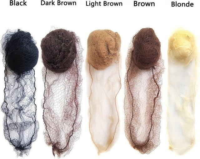 Nylon-Haarnetz für Dutthaar, 20 Stück, Schwarz, 5 mm - Bild 1