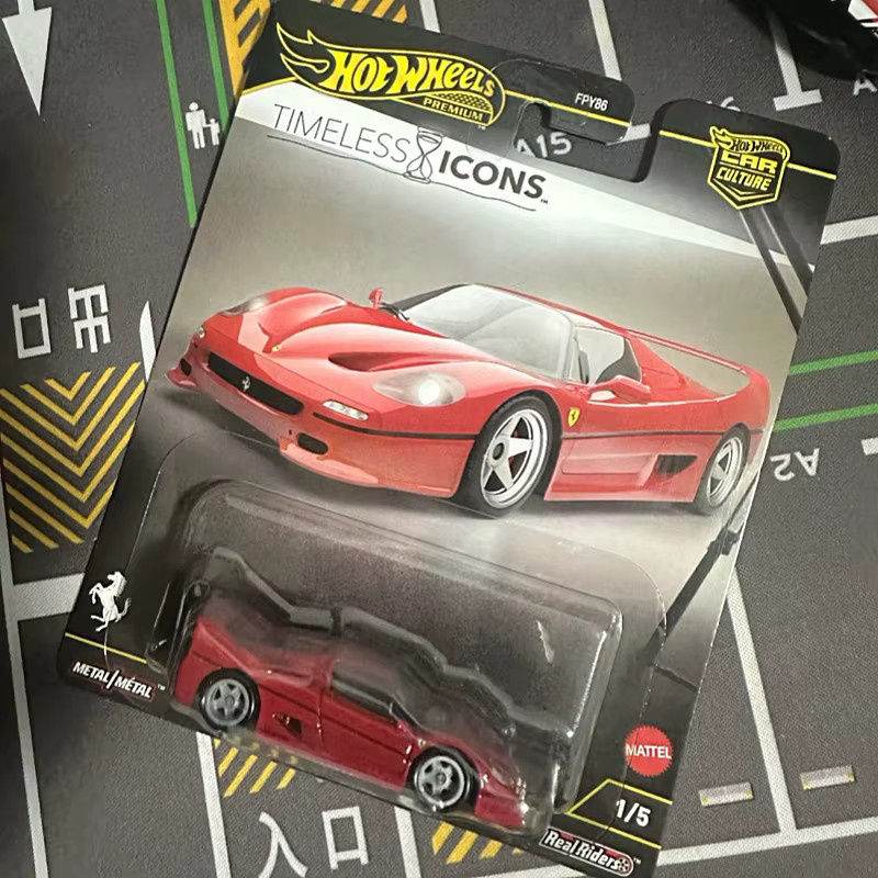 Hot Wheels Gold Label Car Culture Classic Ferrari F50, Druckgussauto, mit Metall und Gummi - Bild 4