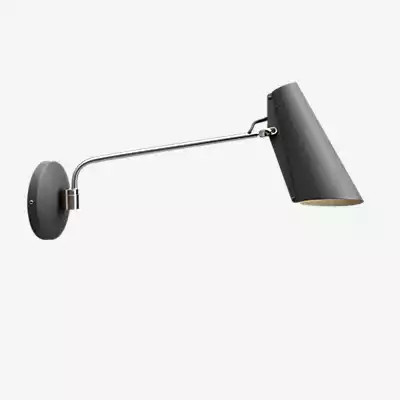 Northern Birdy Swing Wandleuchte in Schwarz aus Metall im modernen Design - Bild 1