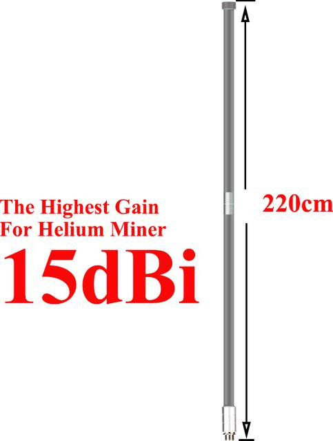 SignalPlus Omni Helium Mine-r-Antenne für LoRa Hotspots, 15 dBi Verstärkung, 915 MHz, Outdoor Mesh-Antenne für Bobcat und Nebra - Bild 1