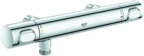 Grohe Grohtherm 500 Brause-Thermostat in Chrom für die Wandmontage mit Safety Stop und Wassersparfunktion - Bild 1