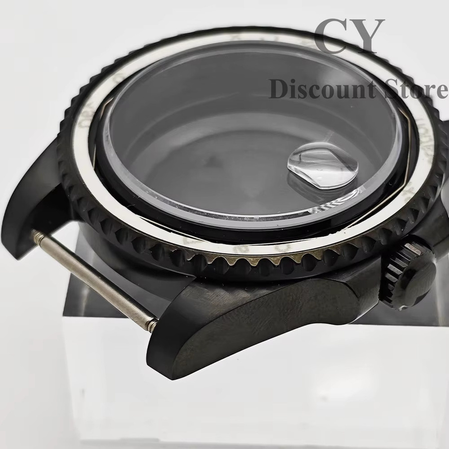 RICHUS Uhrengehäuse Edelstahl, Schwarz, 40 mm, Unisex - Bild 3