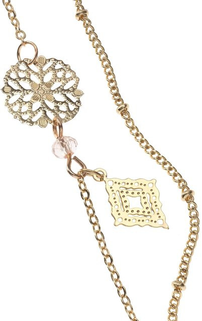 LASCANA Lange Kette, Roségold, Kristall, Unisex - Bild 1