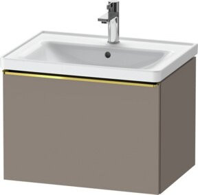 Duravit Waschtischunterschrank D-Neo wandhängend in Grau B: 63,4 cm, T: 45,2 cm, H: 44,0 cm - Bild 1
